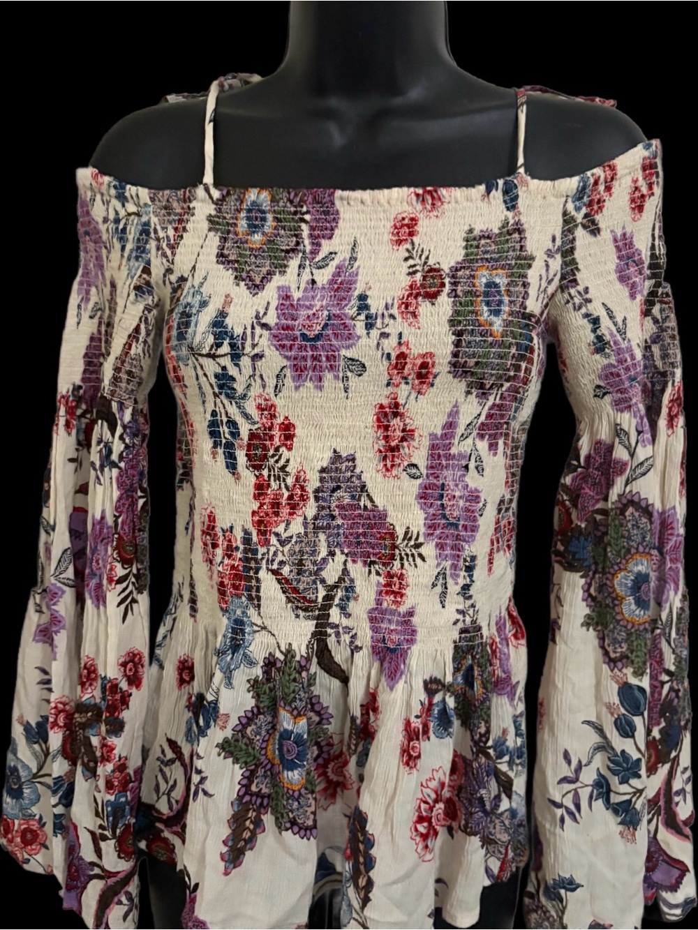 Off-Shoulder Floral Peplum Dress Top ⭐️NWT⭐️